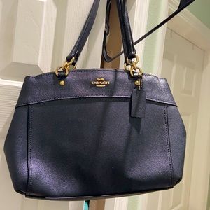 Genuine navy blue Coach purse